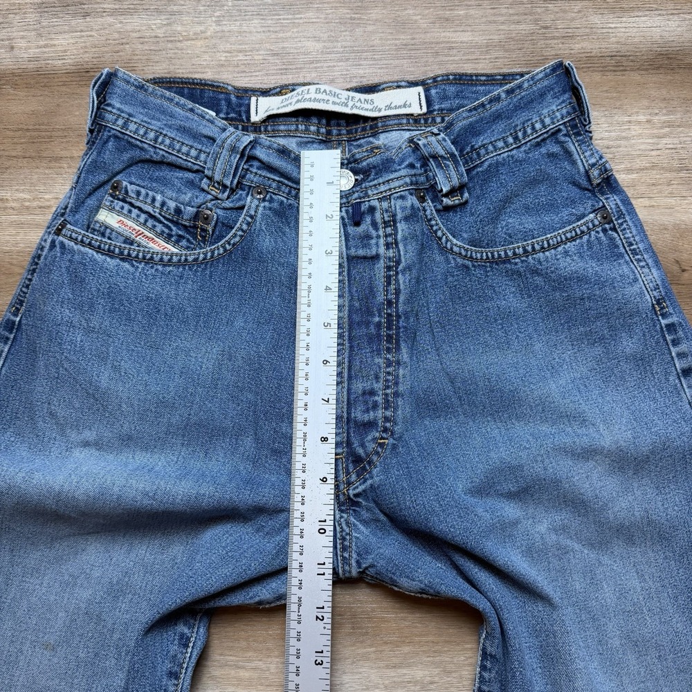 Vintage Diesel Saddle Jeans Men 27x28 Blue Loose Tapered Medium Wash Y2K (Tag29) - Picture 12 of 15